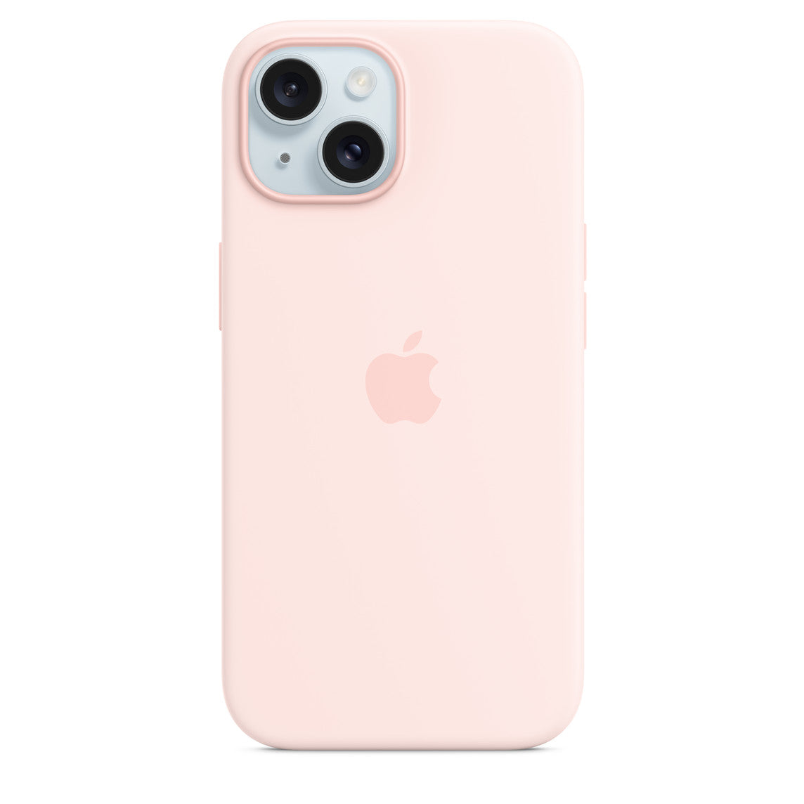 iPhone 15 - Silicone Case - Magsafe - Rosa Claro - Apple
