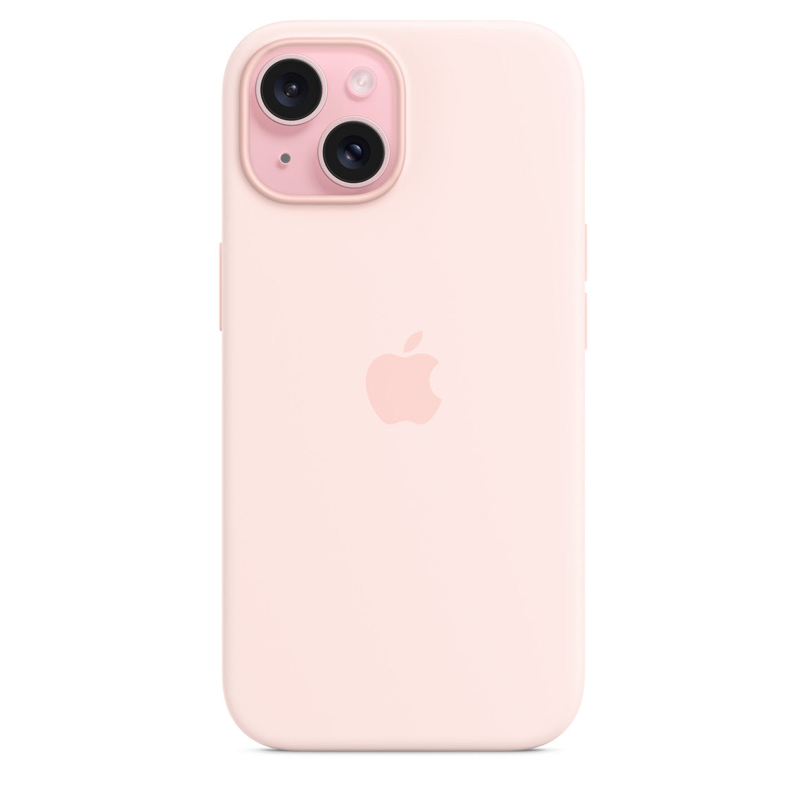 iPhone 15 - Silicone Case - Magsafe - Rosa Claro - Apple