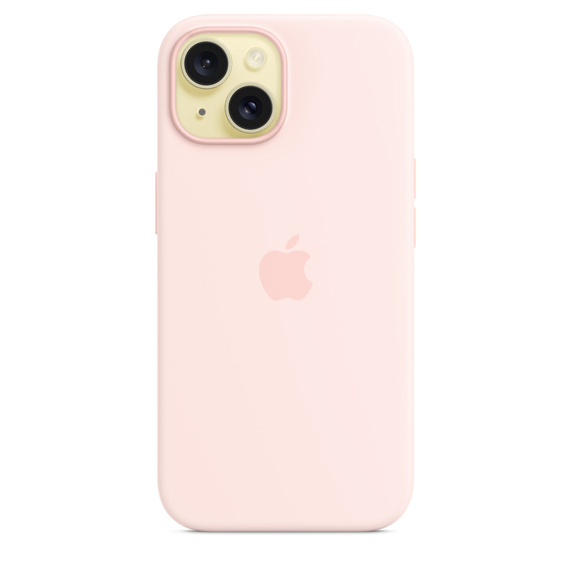 iPhone 15 - Silicone Case - Magsafe - Rosa Claro - Apple
