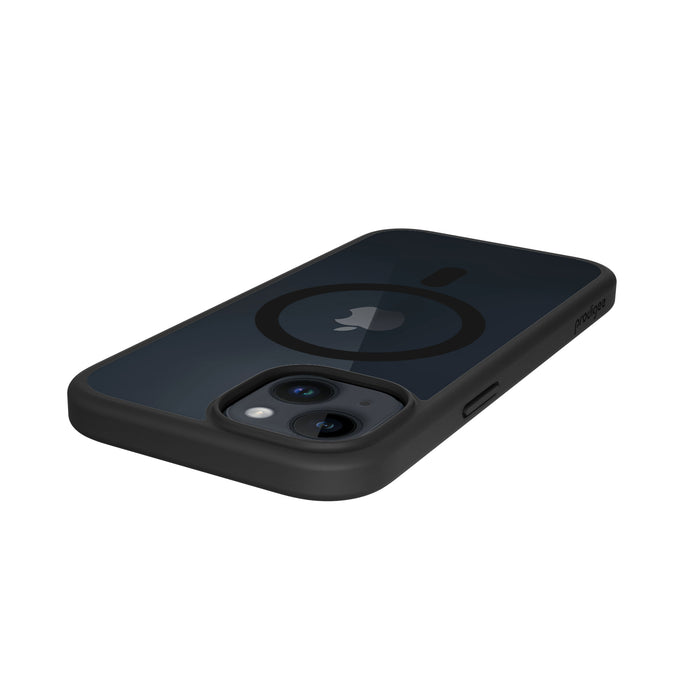 iPhone 15 | iPhone 14 | iPhone 13 - Funda Magneteek - MagSafe - Clear Black - Prodigee