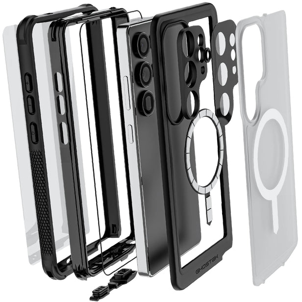 Samsung S25 Ultra - Funda Acuática - MagSafe - Nautical - Clear - Ghostek