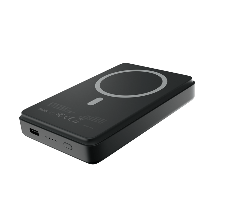 Batería Portátil - 10000 mAh - Carga Rápida 15W - MagSafe - Negro - Ghostek
