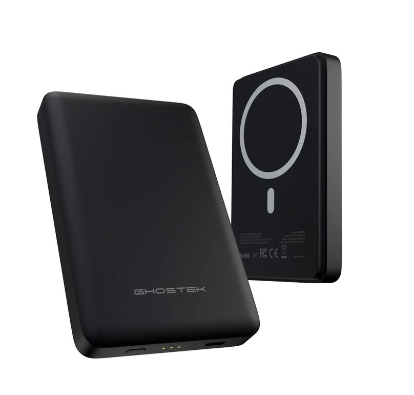 Batería Portátil - 10000 mAh - Carga Rápida 15W - MagSafe - Negro - Ghostek