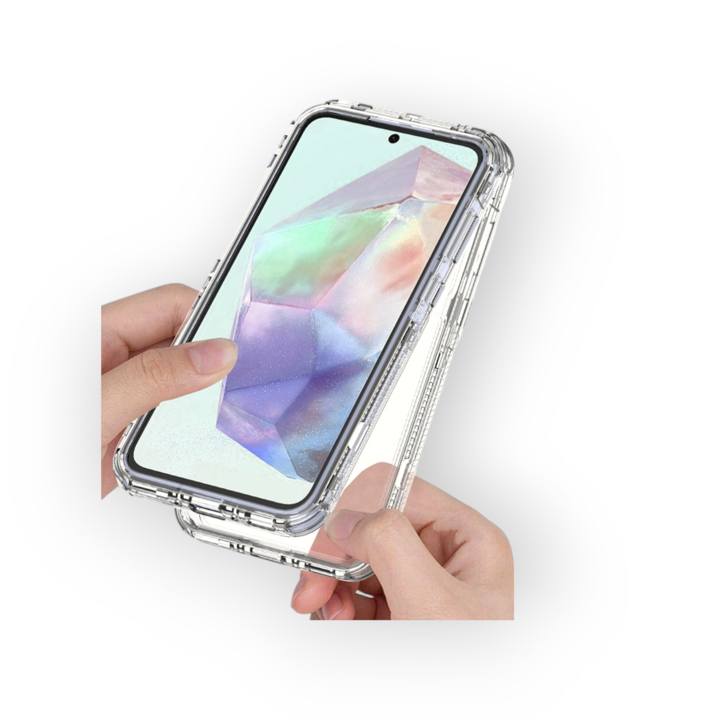 Samsung S25 Plus | Samsung S24 Plus - Funda 360⁰ Antishock - Transparente