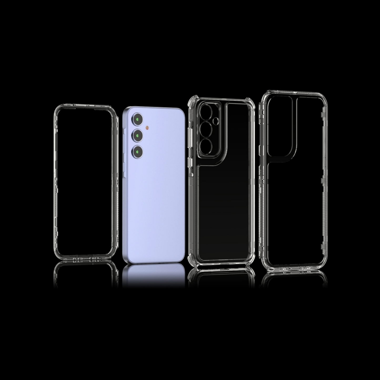Samsung S25 Plus | Samsung S24 Plus - Funda 360⁰ Antishock - Transparente