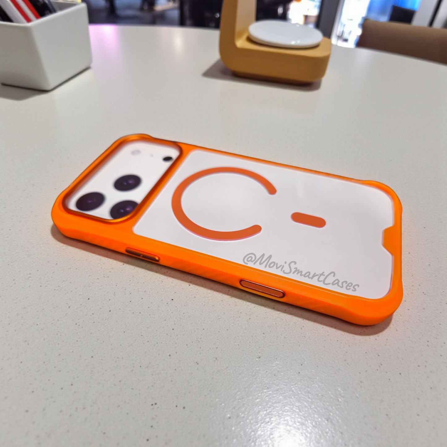 iPhone 17 Pro Max - Funda Prism (Con Control de Cámara) - MagSafe - Naranja