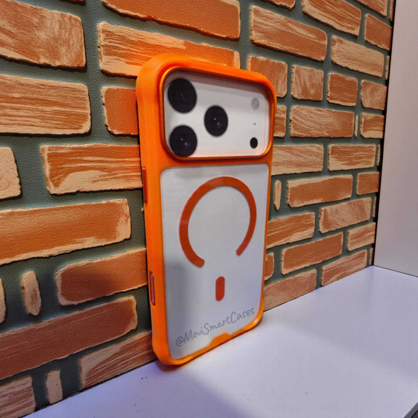 iPhone 17 Pro Max - Funda Prism (Con Control de Cámara) - MagSafe - Naranja