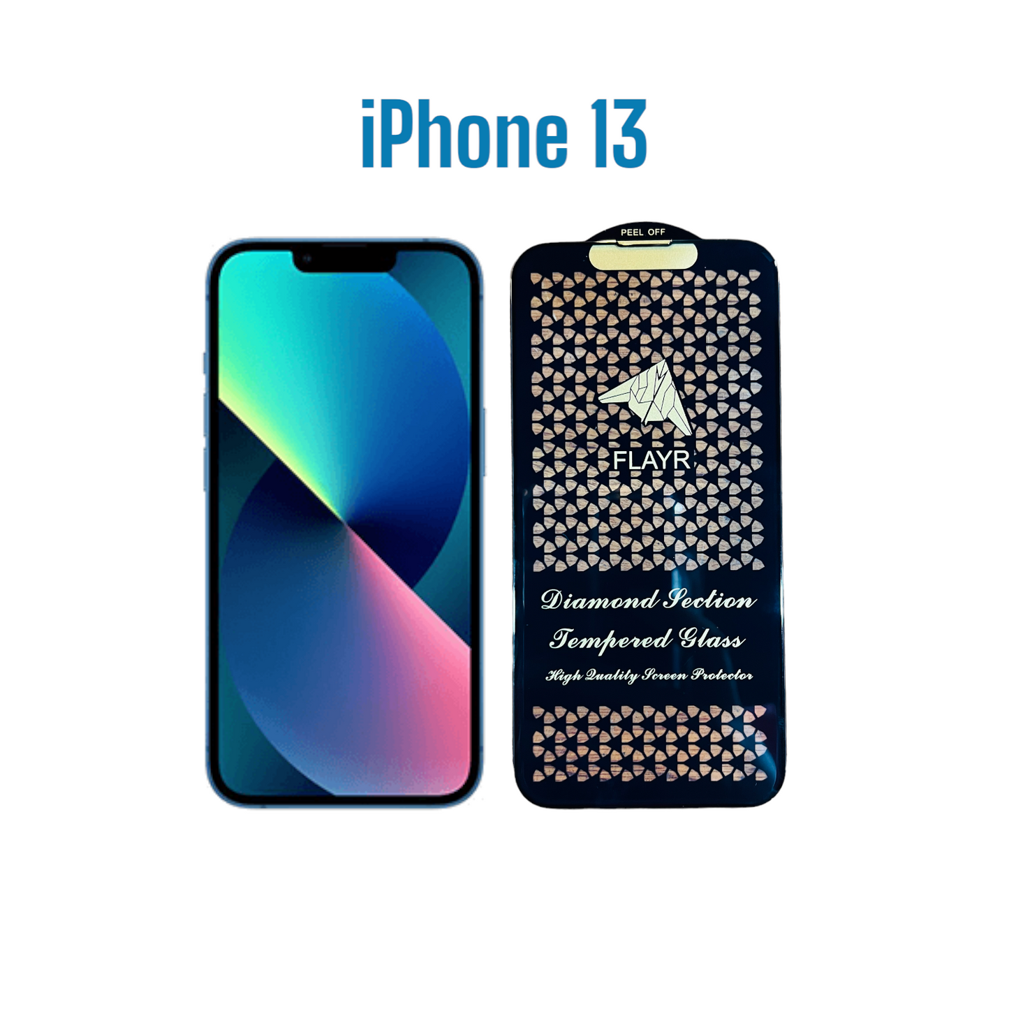 iPhone 13 - Vidrio Templado HD - Diamond Premium - Flayr