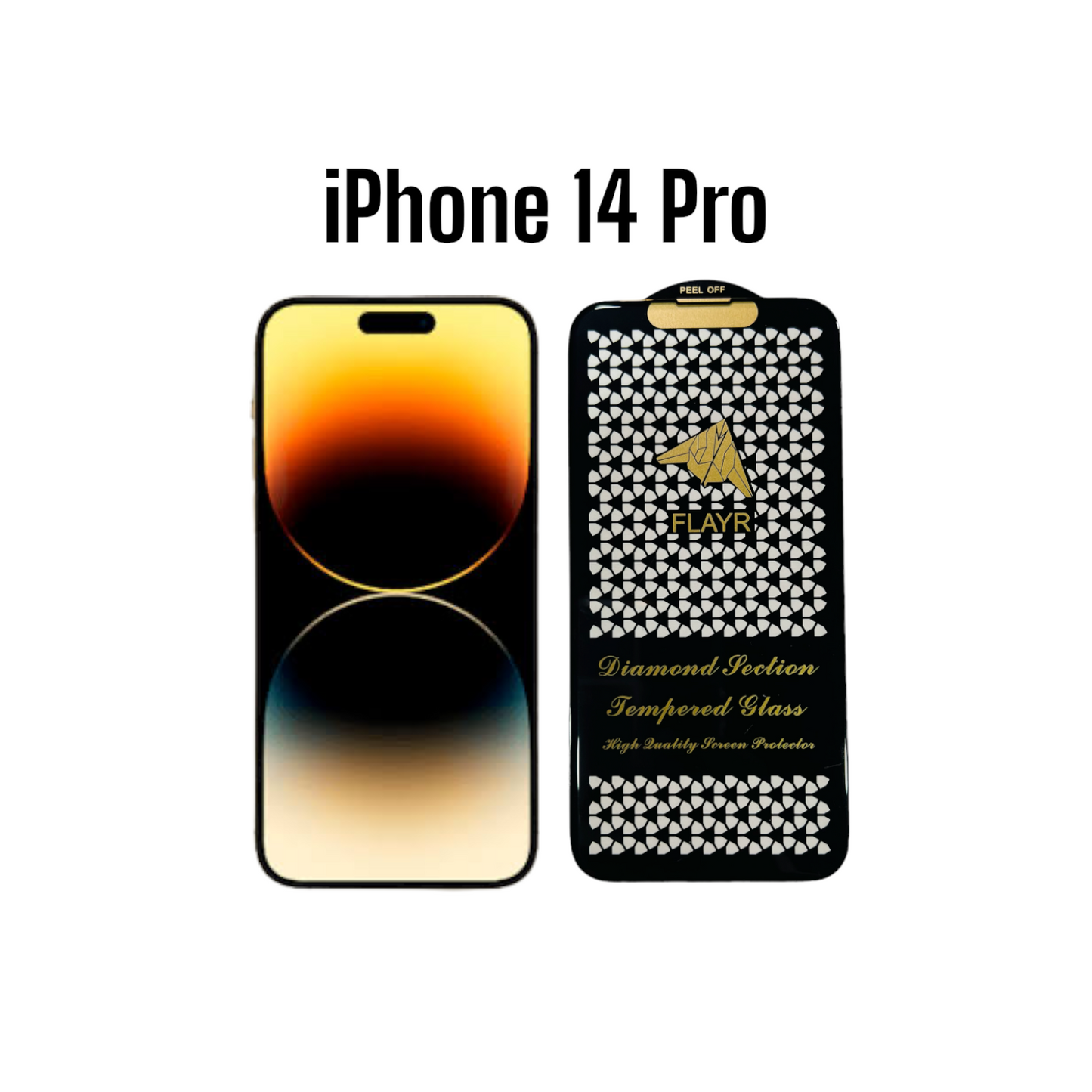 iPhone 14 Pro - Vidrio Templado HD - Diamond Premium - Flayr