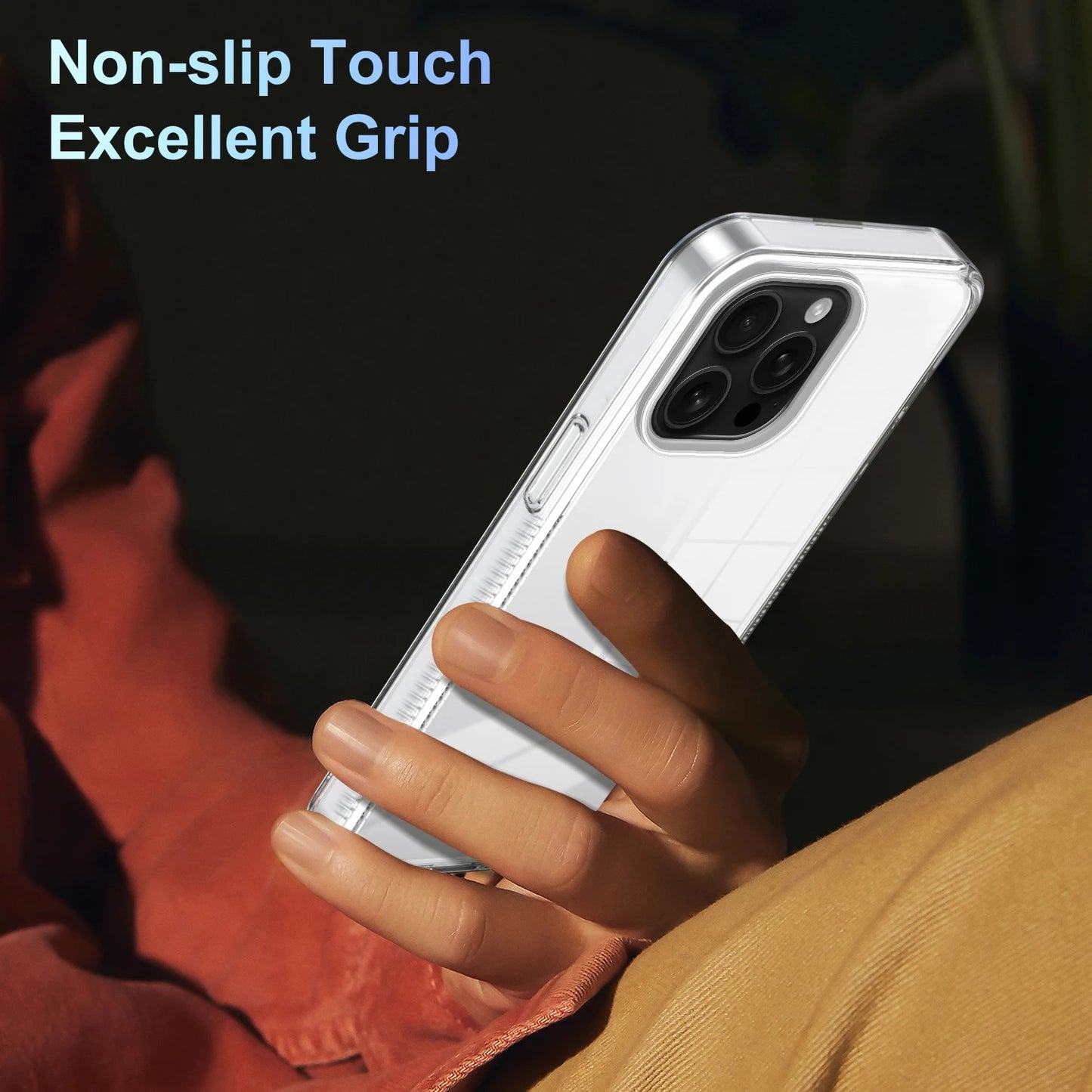 iPhone 16 Pro Max - Funda Transparente - Antishock