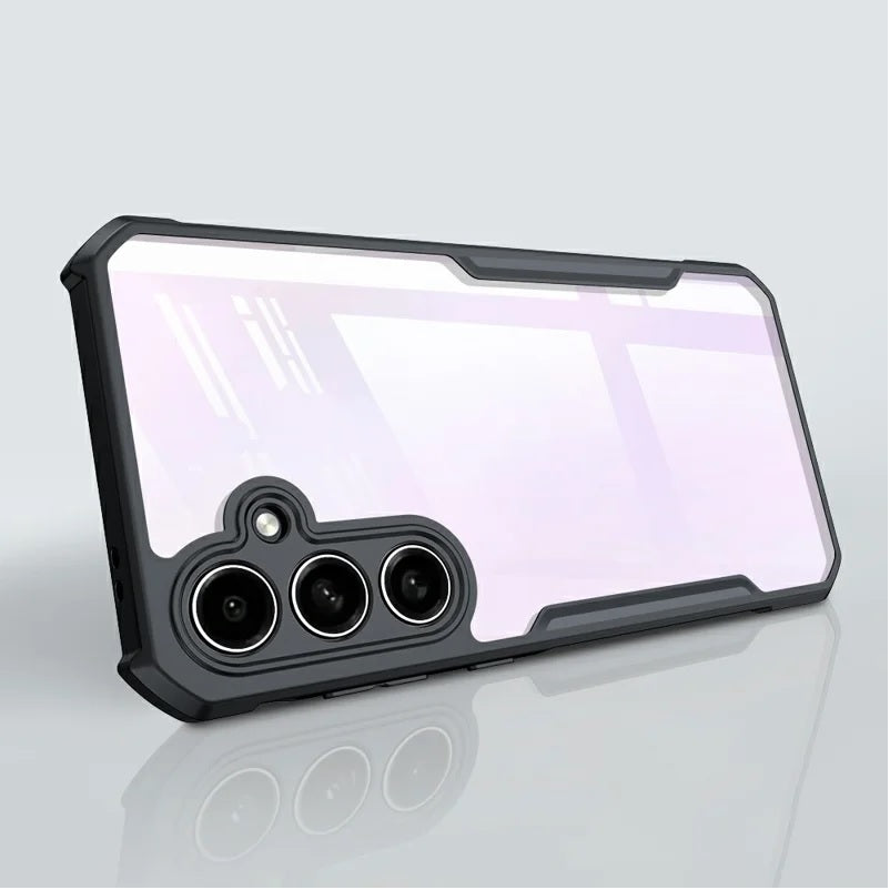 Samsung A56 | Samsung A36 - Funda Antishock - Con AirBag - Transparente / Negro - Xundd