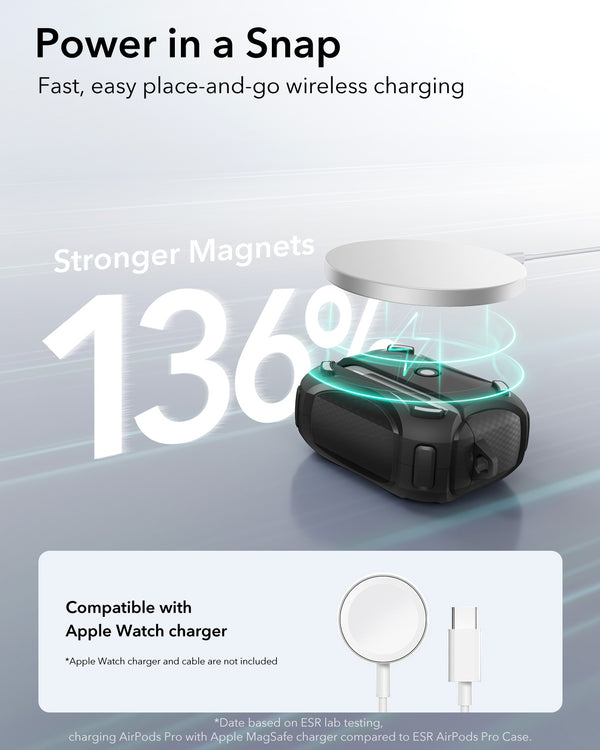 AirPods Pro 1 / Pro 2 - Flick Lock Case - Magsafe - Azul - ESR