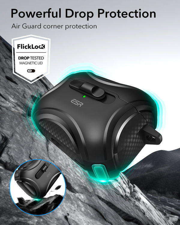 AirPods Pro 1 / Pro 2 - Flick Lock Case - Magsafe - Azul - ESR