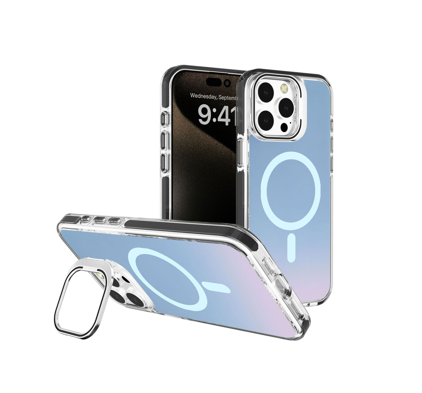 iPhone 16 Pro Max - Iridiscente Case - MagSafe - Negro