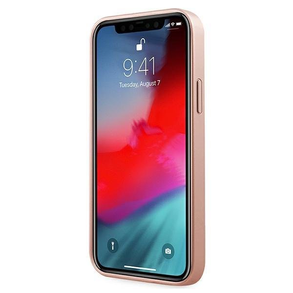 iPhone 12 Pro Max - Leather Iridescent Rose - Guess