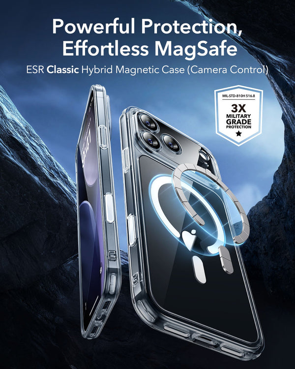 iPhone 17 Pro Max - Hybrid Magnetic Case - Clear - ESR