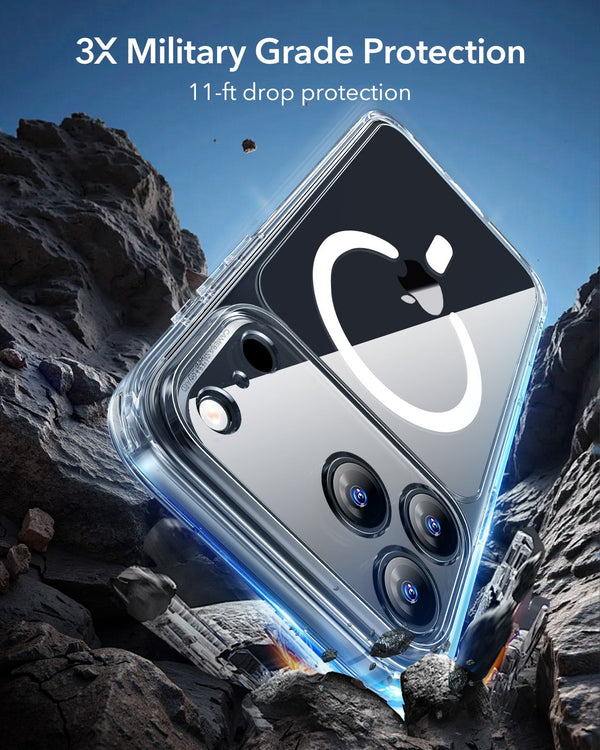 iPhone 17 Pro Max - Hybrid Magnetic Case - Clear - ESR