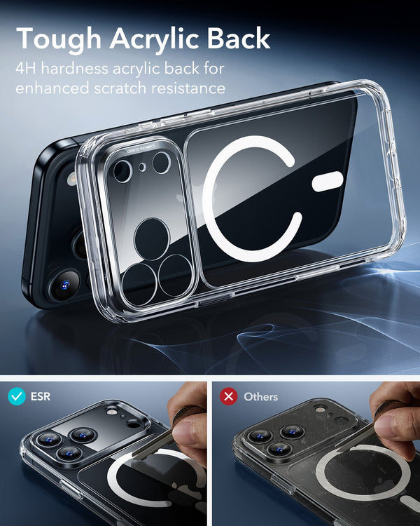 iPhone 17 Pro Max - Hybrid Magnetic Case - Clear - ESR
