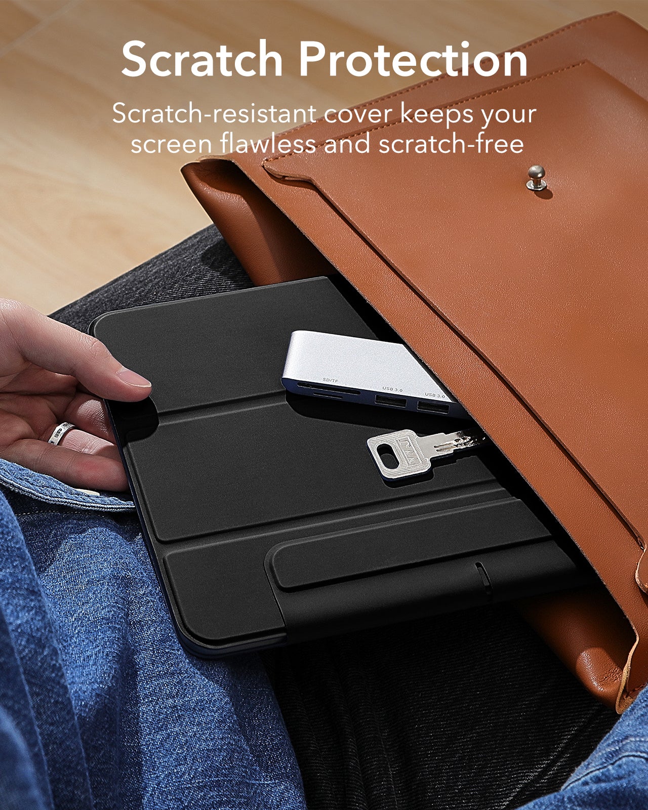 iPad Mini 6 (2021) / iPad Mini 7 (2024) - Rebound Magnetic Case - Black - ESR