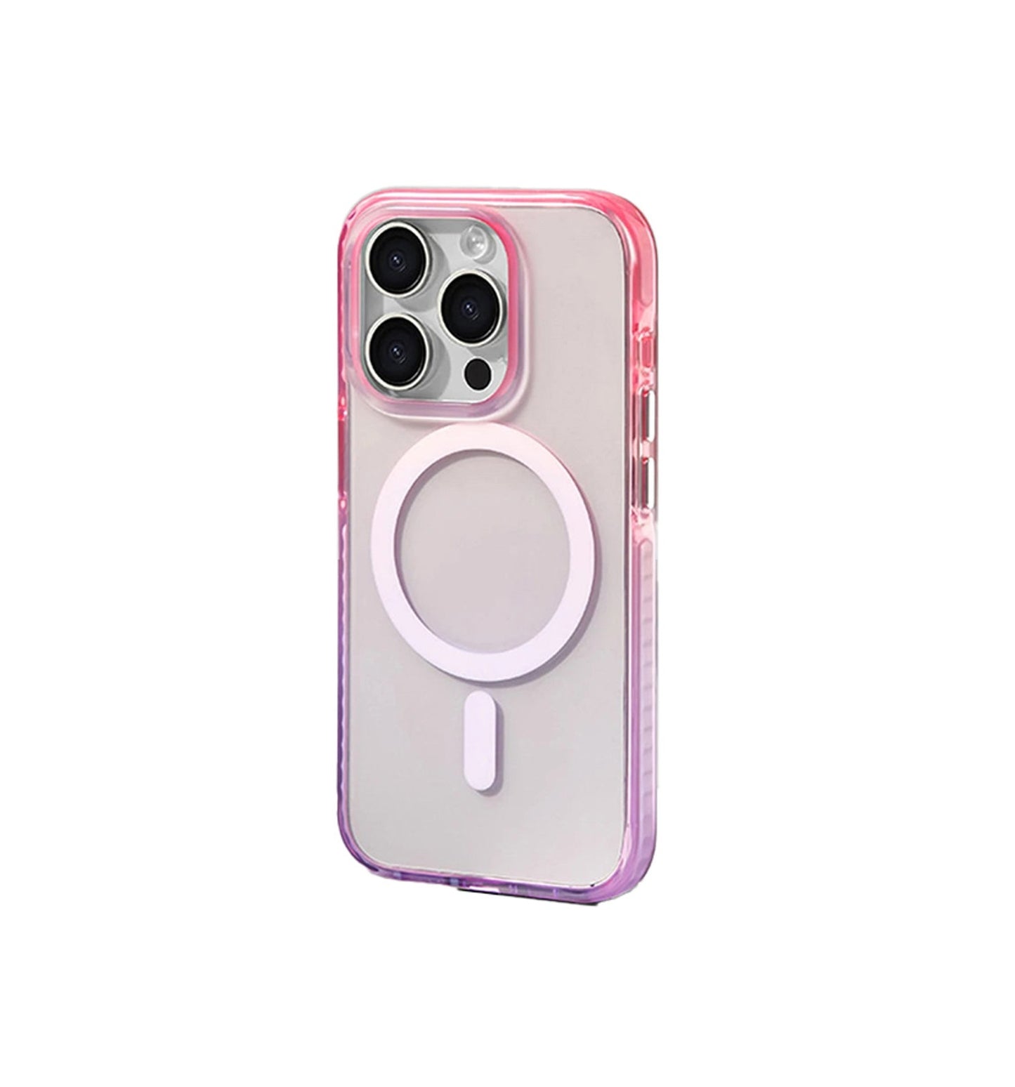 iPhone 16 Pro - Ombre Clear Series - MagSafe - Rosa / Lila
