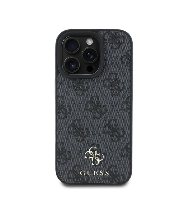 iPhone 16 Pro - Case Guess Clásico 4G - Magsafe - Negro - Guess