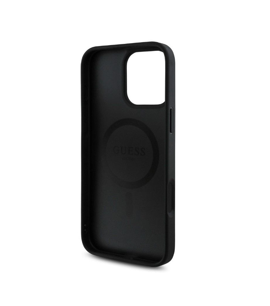 iPhone 16 Pro - Case Guess Clásico 4G - Magsafe - Negro - Guess