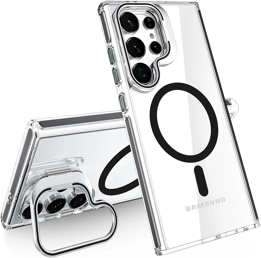 Samsung S24 Ultra - Shield Stand Case - MagSafe - Negro