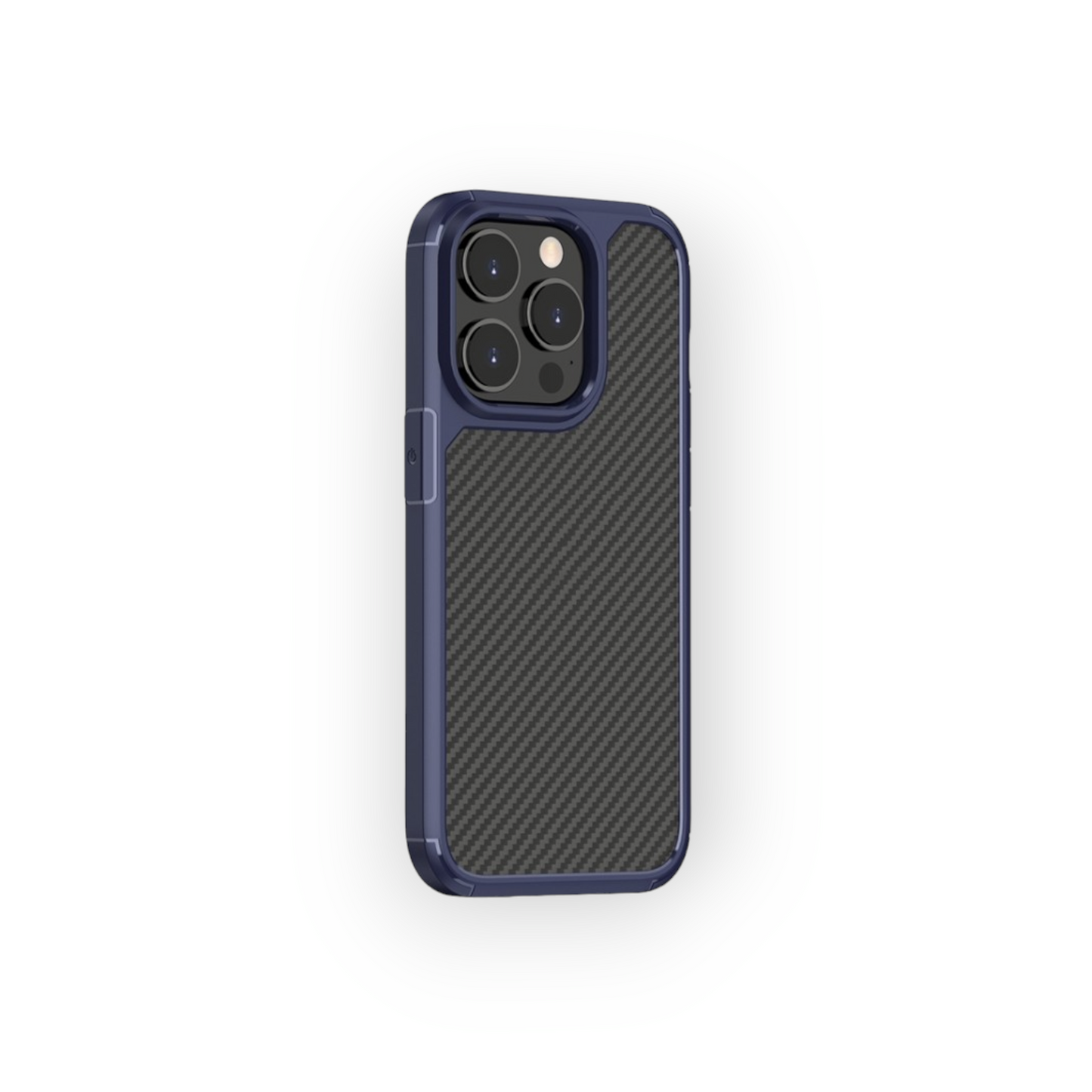 iPhone 14 Pro Max - Raco Fibra de carbono - Azul - Skintek