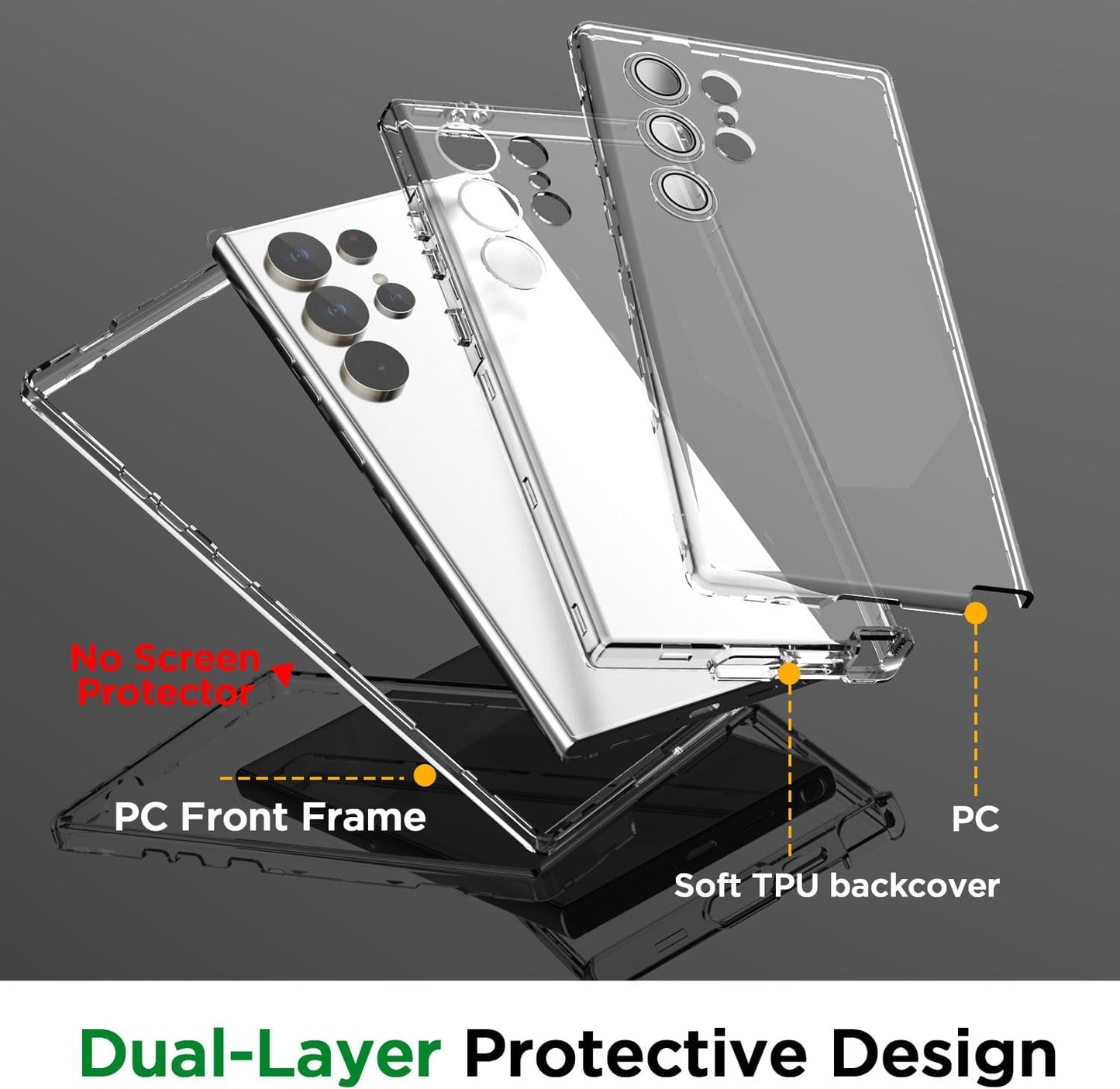 Funda 360⁰ Antishock - Samsung S24 Ultra - Transparente