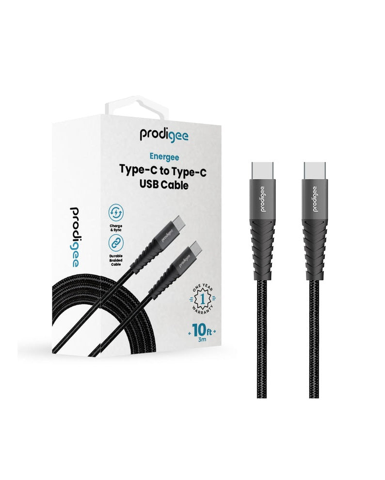 Cable de 3 metros - Energee - Tipo C a C - Prodigee