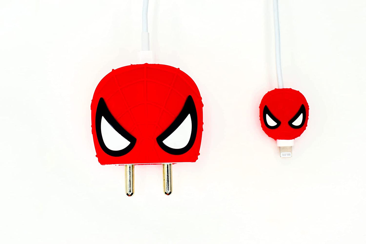 PROTECTOR 3D GOMA PARA ADAPTADOR APPLE 18W | 20W - SPIDERMAN