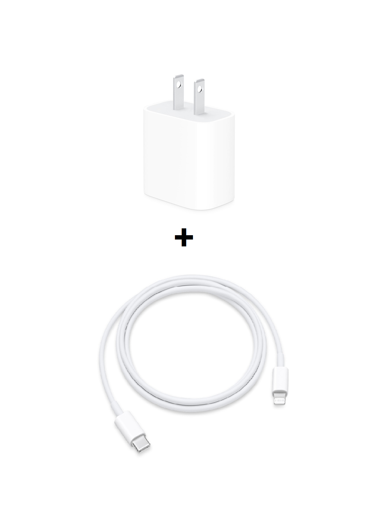 Pack Adaptador 20W + Cable USB - C a Lightning (1 metro) - Original - Apple
