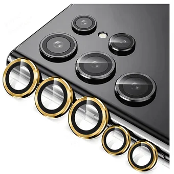 Samsung S22 Ultra - Protector de Cámaras de Aluminio - Dorado