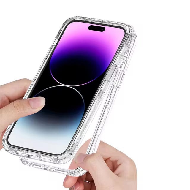 iPhone 16 - Case 360° Antishock - 3 Cuerpos - Transparente