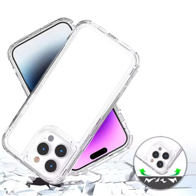 iPhone 16 - Case 360° Antishock - 3 Cuerpos - Transparente