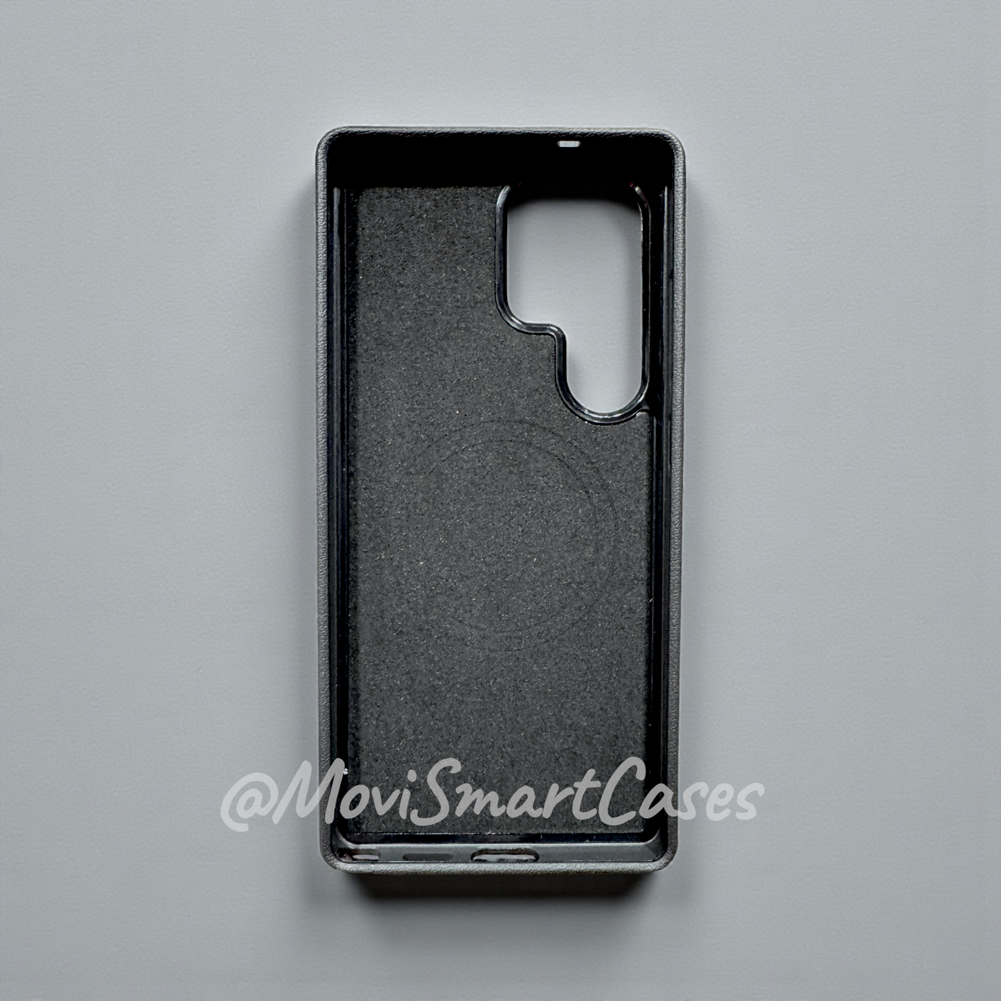 Samsung S25 Ultra - Funda Cuero Vegano - MagSafe - Negro