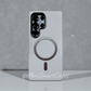 Samsung S25 Ultra - Funda Cuero Vegano - MagSafe - Gris