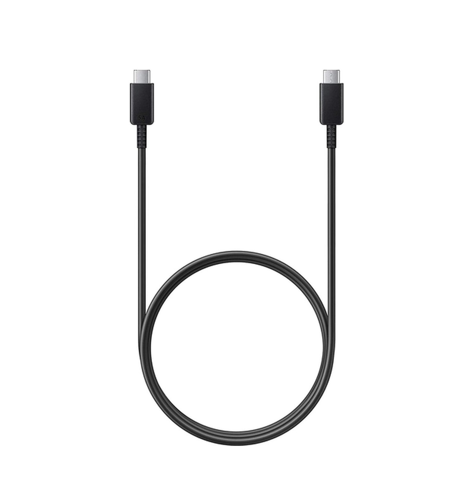 Cable Original Samsung - USB-C a USB-C - 5A / 100W - 1.8 metros - Negro