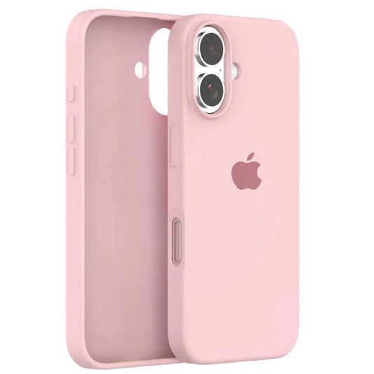 iPhone 16 Plus - Silicone Cases - Pink Light