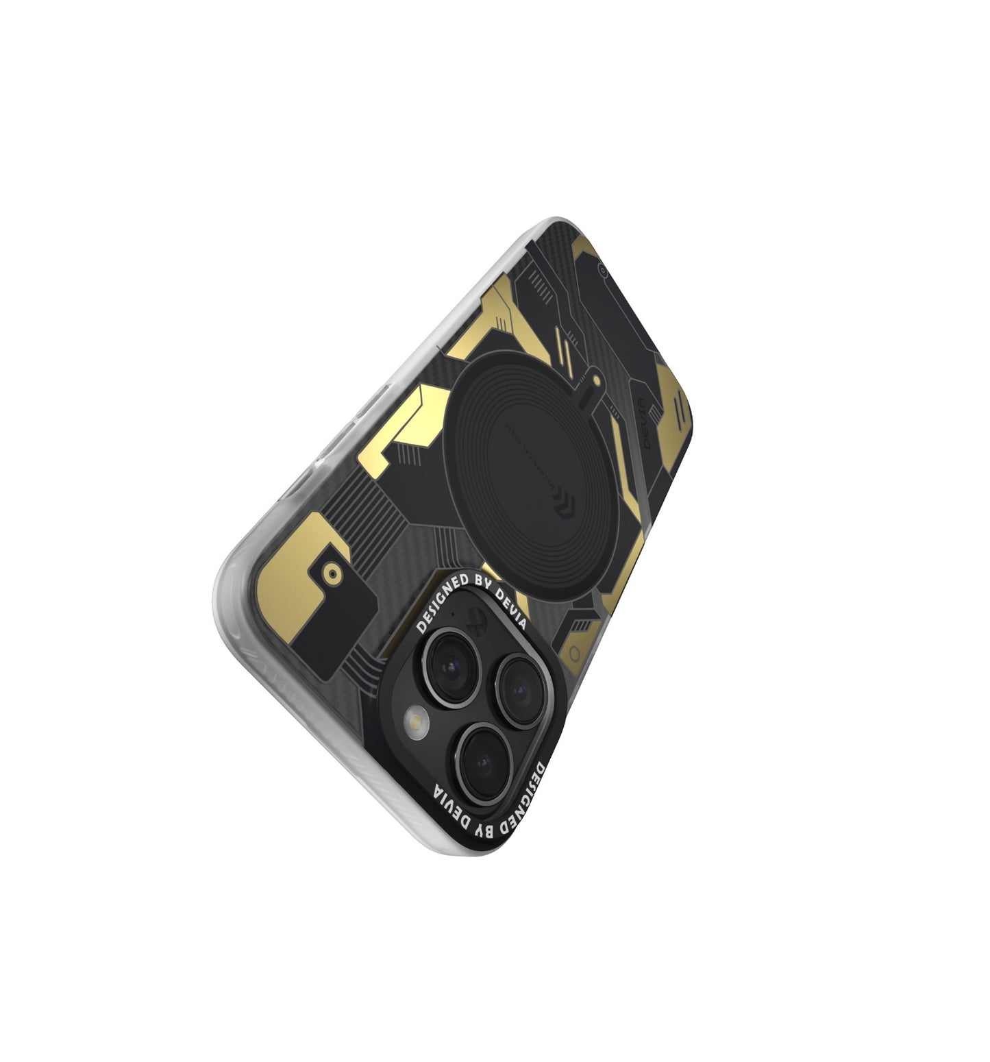 iPhone 15 Pro Max - Mecha Series + Mag - Negro - Devia