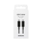 Cable Original Samsung - USB-C a USB-C - 5A / 100W - 1.8 metros - Negro