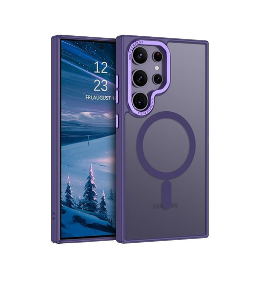 Samsung S25 Ultra - Luxury Matte - MagSafe - Morado Oscuro