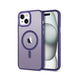 iPhone 15 - Case Luxury Mate - Magsafe - Dark Purple