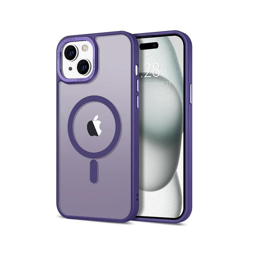 iPhone 15 - Case Luxury Mate - Magsafe - Dark Purple