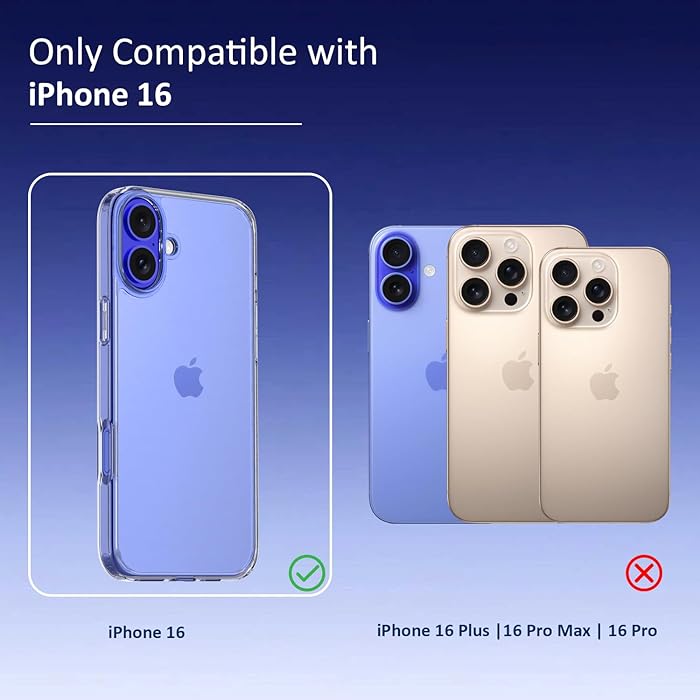 iPhone 16 - Case Transparente - Clásico