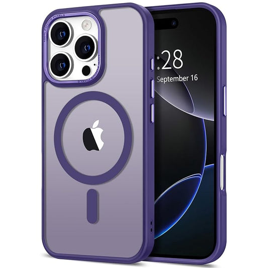 iPhone 16 Pro - Case Luxury Mate - Magsafe - Dark Purple