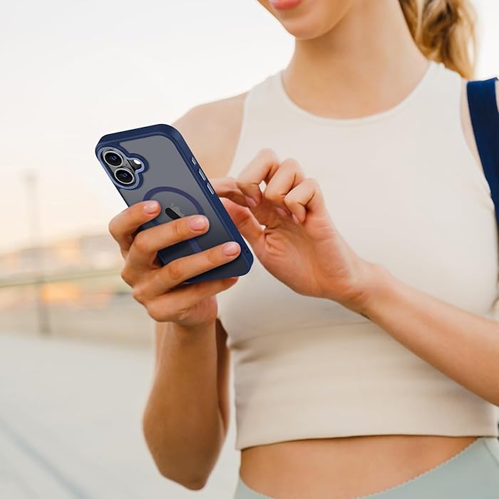 iPhone 16 - Case Luxury Mate - Dark Blue