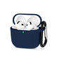 AirPods 4 - Funda de Silicona - Gamuzada - Azul Noche