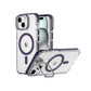 iPhone 11 - Case MagSafe - Stand Cámara - Clear Purple