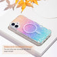 iPhone 16 - Case Glitter - Magsafe - Arco Iris Retro